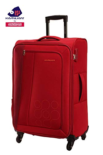 KAMILIANT by AMERICAN TOURISTER KAMPALA Set of 2 fabric Small Medium and Large 4w Soft sided trolley Luggage - Genx Bags Online