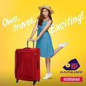 KAMILIANT by AMERICAN TOURISTER KAMPALA Set of 2 fabric Small Medium and Large 4w Soft sided trolley Luggage - Genx Bags Online