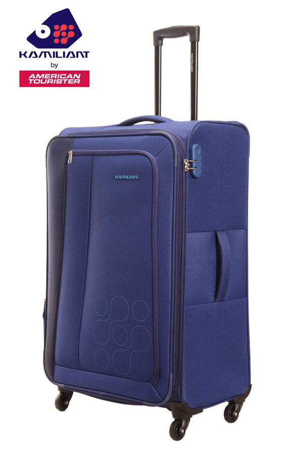 KAMILIANT by AMERICAN TOURISTER KAMPALA Set of 3 fabric Small Medium and Large 4w Soft sided trolley Luggage - Genx Bags Online