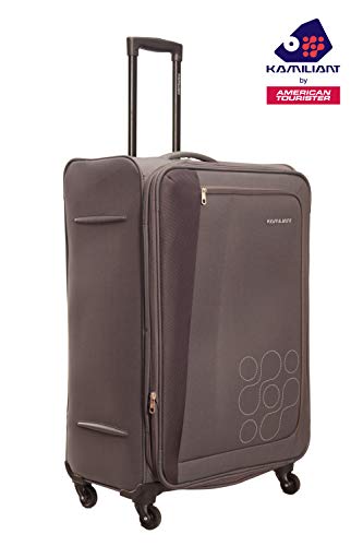 KAMILIANT by AMERICAN TOURISTER KAMPALA Set of 3 fabric Small Medium and Large 4w Soft sided trolley Luggage - Genx Bags Online