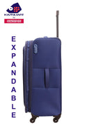 KAMILIANT by AMERICAN TOURISTER KAMPALA Set of 3 fabric Small Medium and Large 4w Soft sided trolley Luggage - Genx Bags Online