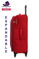 KAMILIANT by AMERICAN TOURISTER KAMPALA Set of 3 fabric Small Medium and Large 4w Soft sided trolley Luggage - Genx Bags Online
