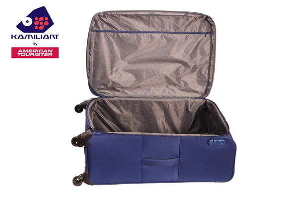 KAMILIANT by AMERICAN TOURISTER KAMPALA Set of 3 fabric Small Medium and Large 4w Soft sided trolley Luggage - Genx Bags Online