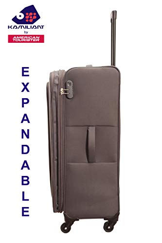 KAMILIANT by AMERICAN TOURISTER KAMPALA Set of 3 fabric Small Medium and Large 4w Soft sided trolley Luggage - Genx Bags Online