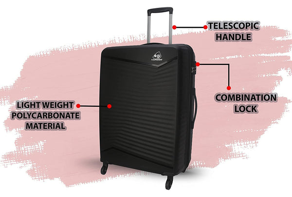 Kamiliant by American tourister Rocklite Trolley Bag (Large Check In Size 79 CM) - Genx Bags Online