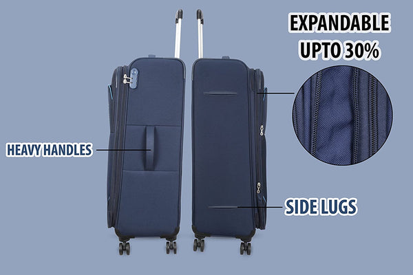 Kamiliant By American Tourister Vector (Soft) Check In (68 CM) - Genx Bags Online