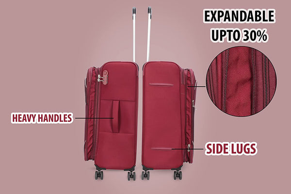 Kamiliant By American Tourister Vector (Soft) Check In (68 CM) - Genx Bags Online