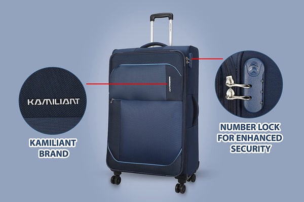 Kamiliant By American Tourister Vector (Soft) Check In (68 CM) - Genx Bags Online