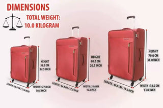 Kamiliant By American Tourister Vega (Soft) 3 Piece Set - Genx Bags Online