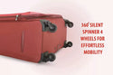 Kamiliant By American Tourister Vega (Soft) Medium Check In (68 CM) - Genx Bags Online