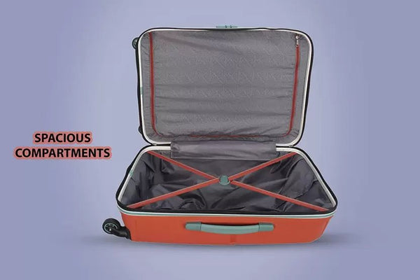 Kamiliant by American tourister Zakk Secure Trolley Bag (Mediume Check In Size 68 CM) - Genx Bags Online