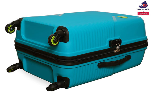 Kamiliant by American tourister Zakk Secure Trolley Bag (Mediume Check In Size 68 CM) - Genx Bags Online