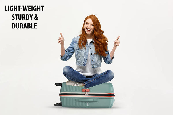 Kamiliant by American tourister Zakk Secure Trolley Bag (Mediume Check In Size 68 CM) - Genx Bags Online