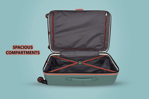 Kamiliant by American tourister Zakk Secure Trolley Bag (Mediume Check In Size 68 CM) - Genx Bags Online