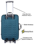 Luggage Safari Style /Travel/ Tourist Ba/Suitcase Trolley - Genx Bags Online