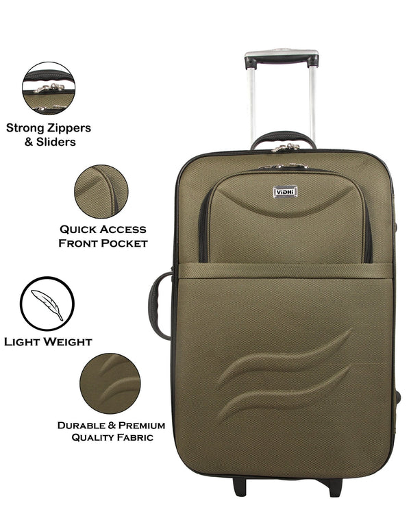 Luggage Safari Style /Travel/ Tourist Ba/Suitcase Trolley - Genx Bags Online