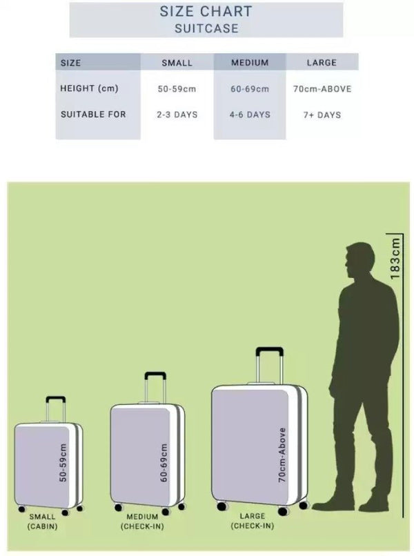 Luggage Safari Style /Travel/ Tourist Ba/Suitcase Trolley - Genx Bags Online