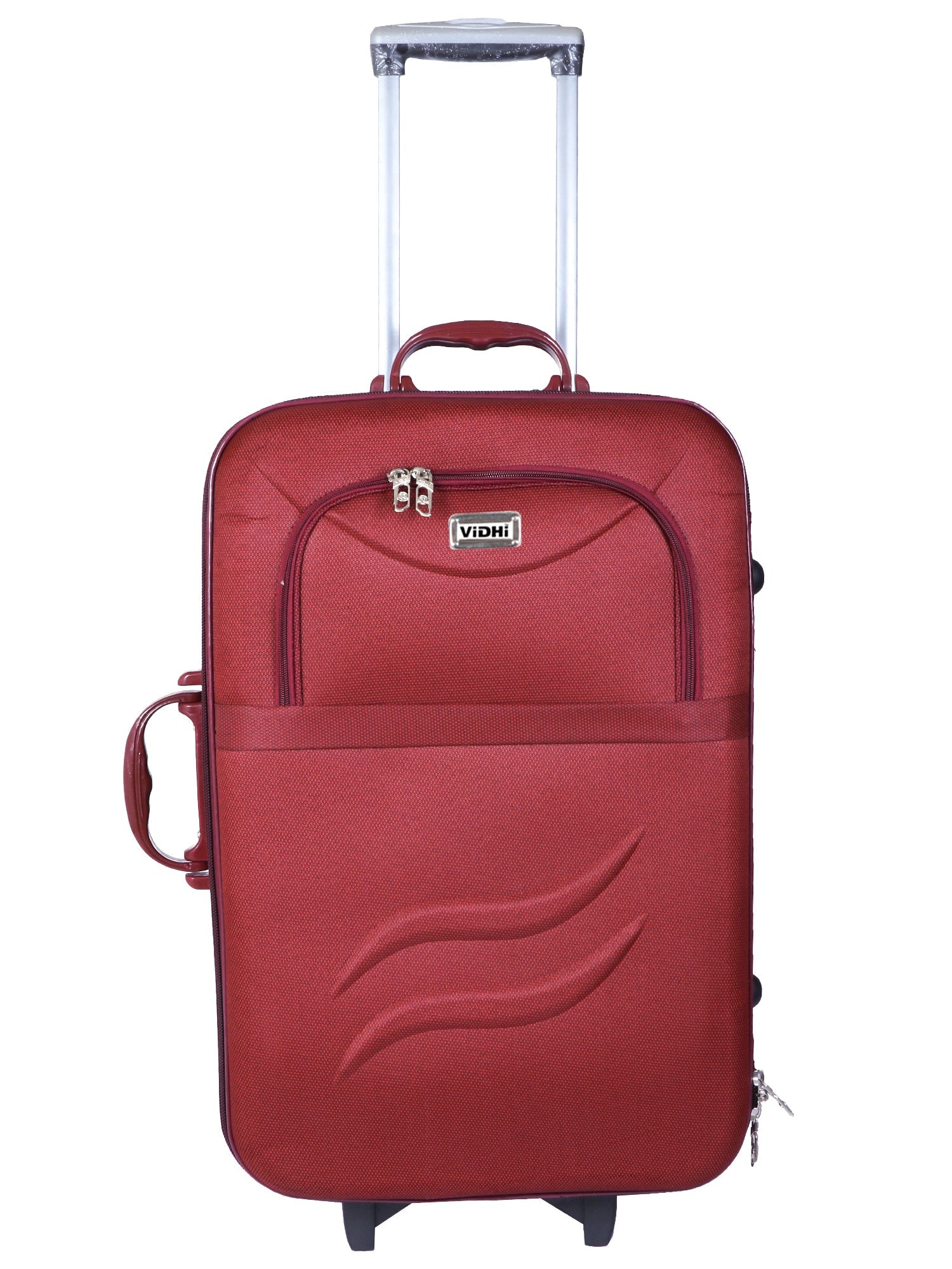 Shop WAVE Textured Hardcase Luggage Trolley Bag with Retractable Handle -  Set of 3 Online | Splash Saudi