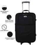 Luggage Safari Style /Travel/ Tourist Ba/Suitcase Trolley - Genx Bags Online
