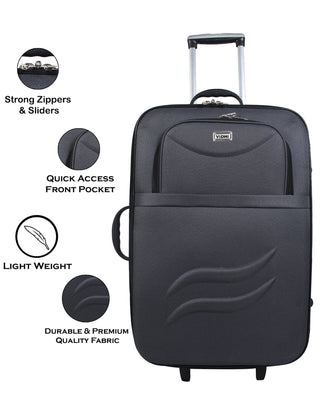 Luggage Safari Style /Travel/ Tourist Ba/Suitcase Trolley - Genx Bags Online