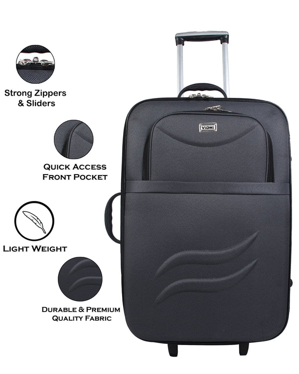 Luggage Safari Style /Travel/ Tourist Ba/Suitcase Trolley - Genx Bags Online