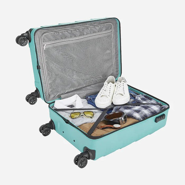 Mint Hard Luggage with Anti Theft Zipper and Dual Wheels 79 (CM) Large bag - Genx Bags Online