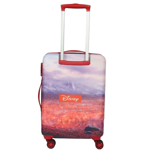 Novex Disney Frozen Original Hard Sided Trolley Bag with 4 Wheel - Red - Genx Bags Online