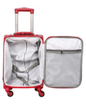 Novex Disney Frozen Red Original Soft Sided Polyester Kids Trolley Bag for Travel with 4 Wheels - Genx Bags Online