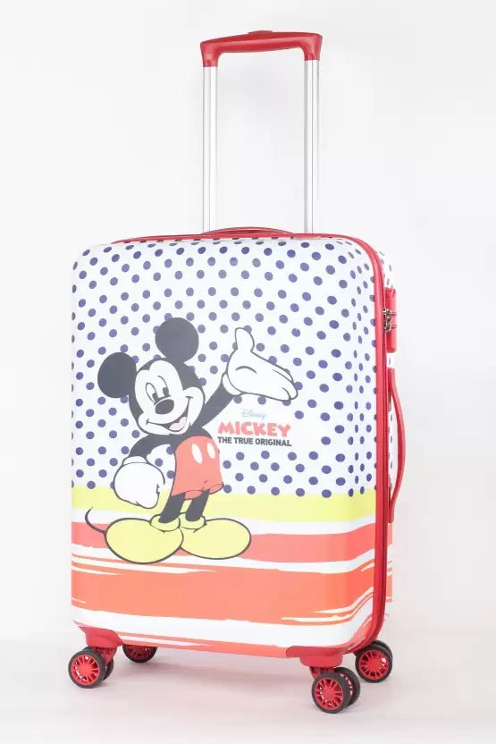 Novex Disney Mickey Mouse Hard Polycarbonate Kids Trolley Bag - Genx Bags Online