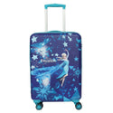 Novex - Disney Original Frozen Kids Trolley Bag Hard With 4 Wheel Blue - Genx Bags Online