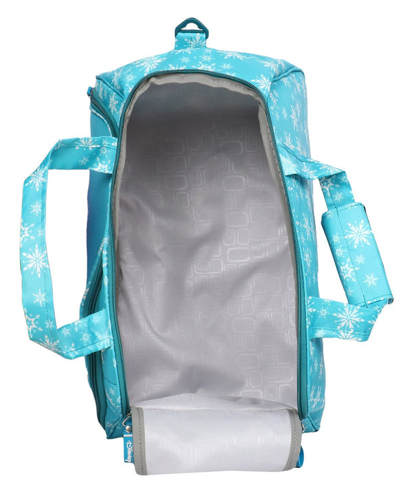 Novex Disney Original Frozen Polyester Kids Travel Duffle Bag - Blue - Genx Bags Online