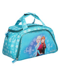 Novex Disney Original Frozen Polyester Kids Travel Duffle Bag - Blue - Genx Bags Online