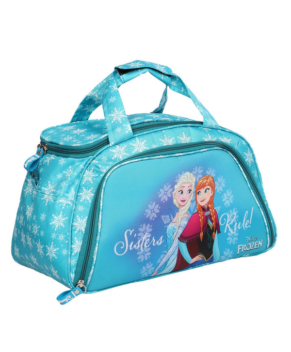 Novex Disney Original Frozen Polyester Kids Travel Duffle Bag - Blue - Genx Bags Online