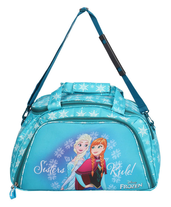 Novex Disney Original Frozen Polyester Kids Travel Duffle Bag - Blue - Genx Bags Online