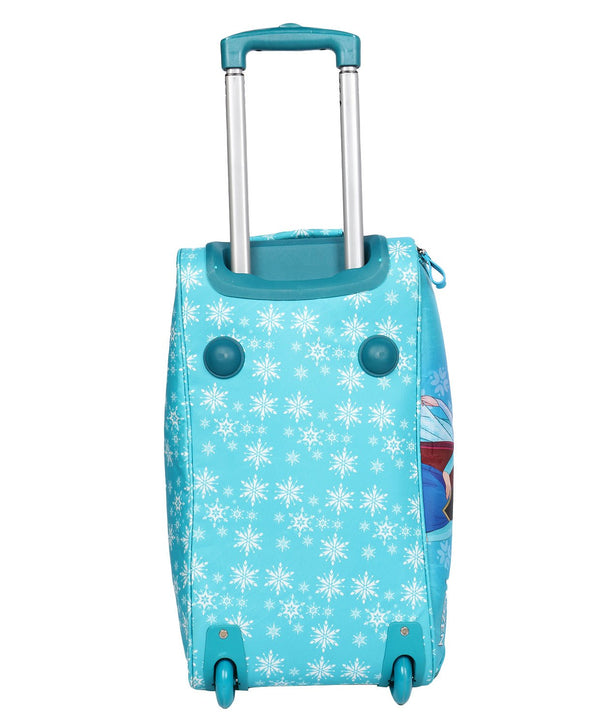 Novex Disney Original Frozen Polyester Kids Travel Duffle Trolley Bag - Blue - Genx Bags Online
