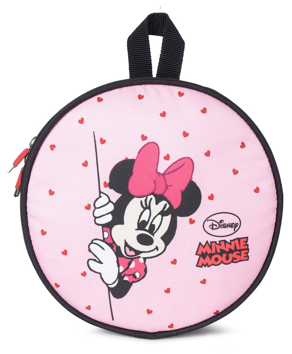 NOVEX Disney Original Minnie Mouse Round Backpack Bag with Adjustable Strap - Pink - Genx Bags Online