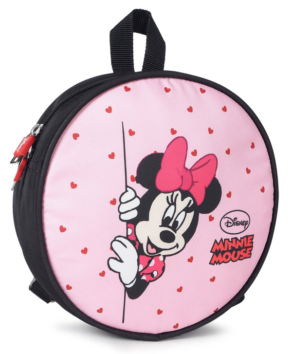 NOVEX Disney Original Minnie Mouse Round Backpack Bag with Adjustable Strap - Pink - Genx Bags Online