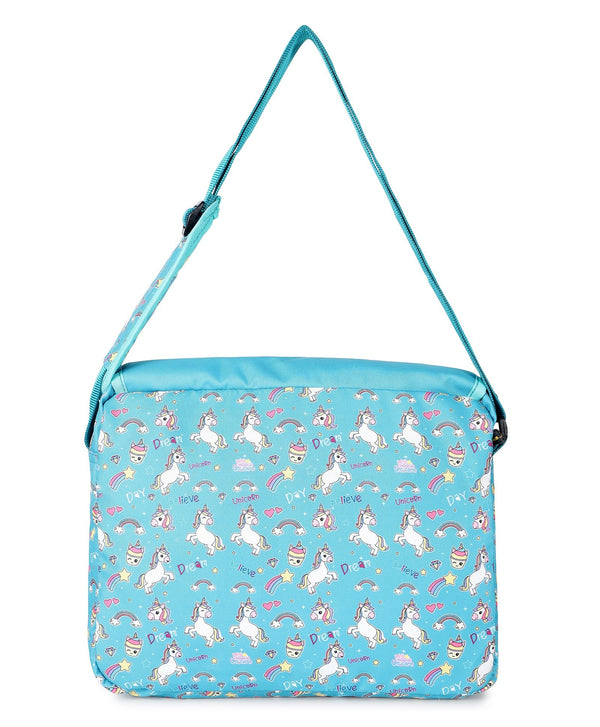 NOVEX Kids Unicorn with Adjustable Strap Printed Messenger Bag - Genx Bags Online