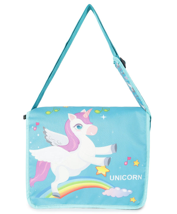 NOVEX Kids Unicorn with Adjustable Strap Printed Messenger Bag - Genx Bags Online