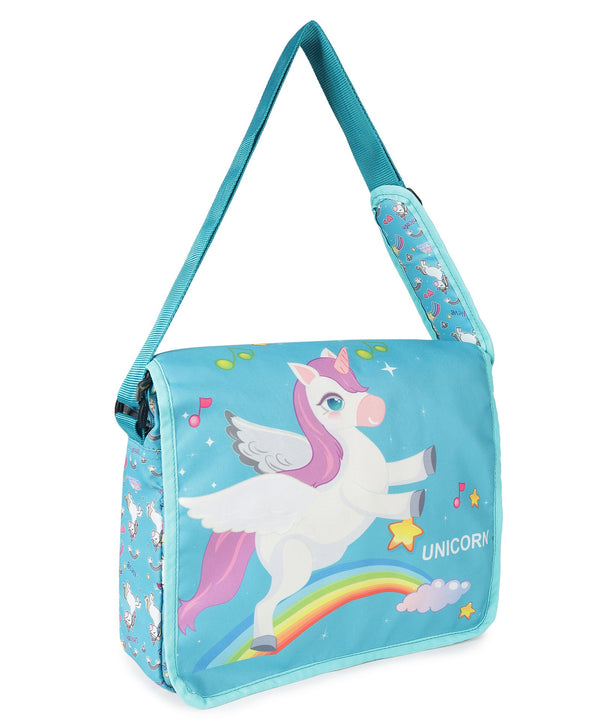 NOVEX Kids Unicorn with Adjustable Strap Printed Messenger Bag - Genx Bags Online