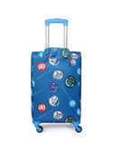 Novex Marvel Avengers Blue Original Soft Sided Polyester Kids Trolley Bag for Travel with 4 Wheels - Genx Bags Online
