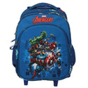 Novex Marvel Avengers Original Kids Backpack Trolley with 2 Wheels (Blue) / Kids Backpack / Kids School Bag - Genx Bags Online