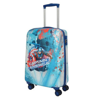 Novex Marvel Captain America Hard Sided Polycarbonate Kids Trolley Bag - Multicolor - Genx Bags Online