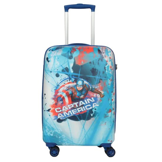 Novex Marvel Captain America Hard Sided Polycarbonate Kids Trolley Bag - Multicolor - Genx Bags Online