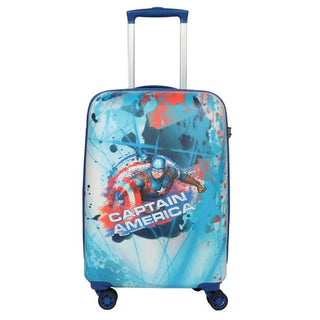 Novex Marvel Captain America Hard Sided Polycarbonate Kids Trolley Bag - Multicolor - Genx Bags Online