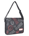 Novex Marvel Kids Avengers Messenger Bag with Adjustable Strap - Black/Red - Genx Bags Online