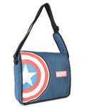 Novex Marvel Kids Captain America Messenger Bag with Adjustable Strap Blue - Genx Bags Online