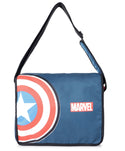 Novex Marvel Kids Captain America Messenger Bag with Adjustable Strap Blue - Genx Bags Online