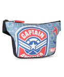 Novex Marvel Kids Captain America Waist Bag with Adjustable Strap - Blue - Genx Bags Online