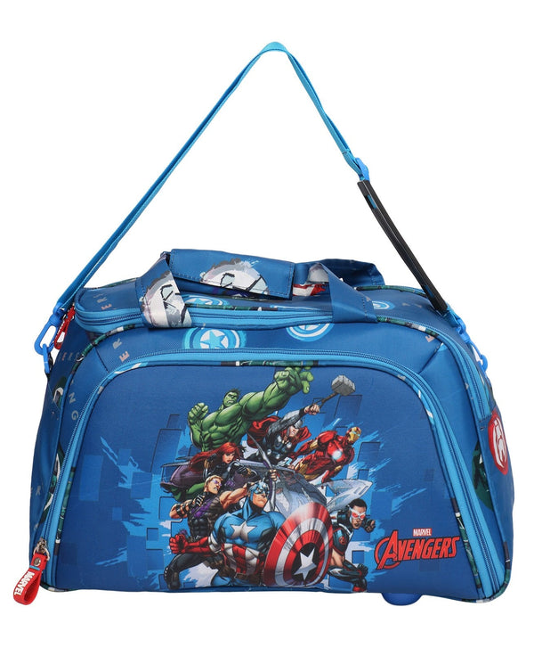 Novex Marvel Original Avengers Polyester Kids Travel Duffle Bag - Blue - Genx Bags Online